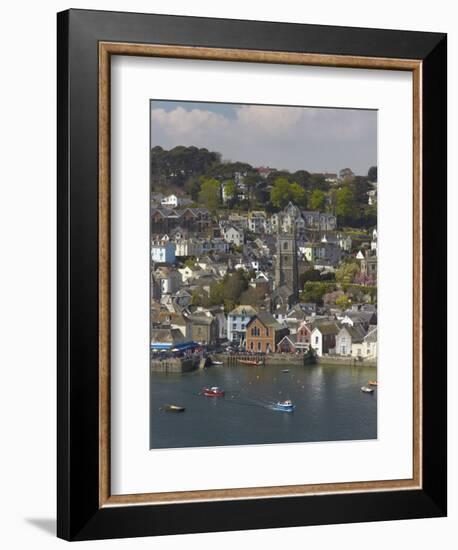 View from Penleath Point, Fowey, Cornwall, England, United Kingdom, Europe-Rob Cousins-Framed Photographic Print