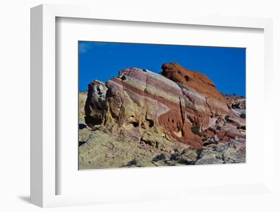 View from Pink Canyon, Valley of Fire State Park, Nevada, USA-Michel Hersen-Framed Photographic Print