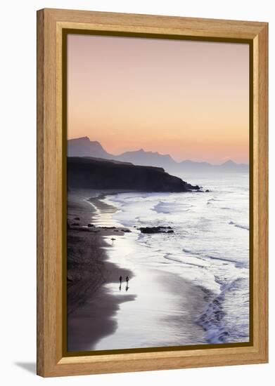 View from Playa Del Viejo to the Peninsula of Jandia-Markus Lange-Framed Premier Image Canvas