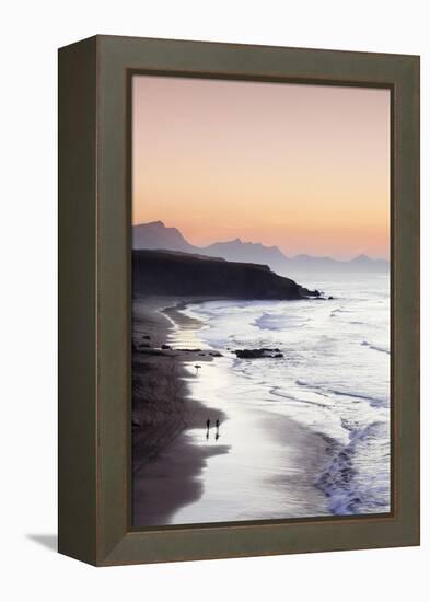 View from Playa Del Viejo to the Peninsula of Jandia-Markus Lange-Framed Premier Image Canvas