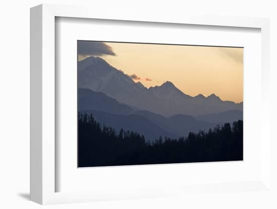 View from Poon Hilll at Dawn, Ghorepani, Annapurna Himal, Nepal, Himalayas, Asia-Ben Pipe-Framed Photographic Print