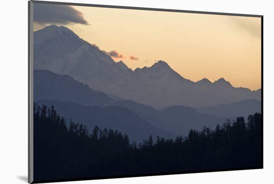 View from Poon Hilll at Dawn, Ghorepani, Annapurna Himal, Nepal, Himalayas, Asia-Ben Pipe-Mounted Photographic Print