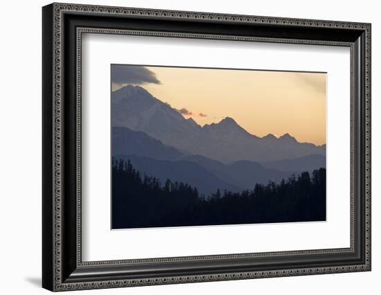 View from Poon Hilll at Dawn, Ghorepani, Annapurna Himal, Nepal, Himalayas, Asia-Ben Pipe-Framed Photographic Print