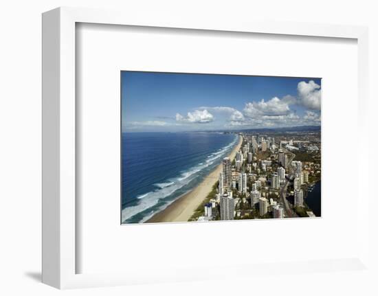 View From Q1 Skyscraper, Surfers Paradise, Gold Coast, Queensland, Australia-David Wall-Framed Photographic Print