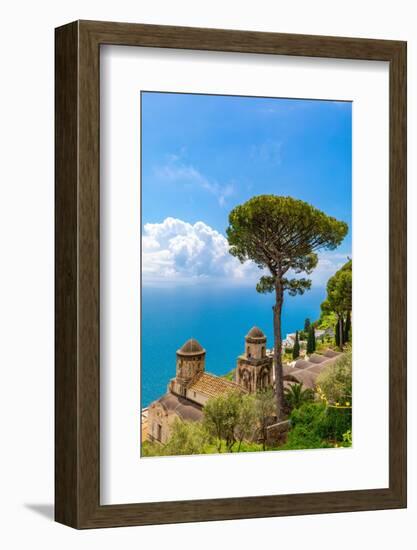 View from Ravello, Amalfi Coast (Costiera Amalfitana), UNESCO World Heritage Site, Campania, Italy-Neil Farrin-Framed Photographic Print