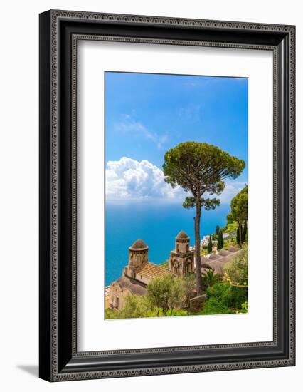 View from Ravello, Amalfi Coast (Costiera Amalfitana), UNESCO World Heritage Site, Campania, Italy-Neil Farrin-Framed Photographic Print