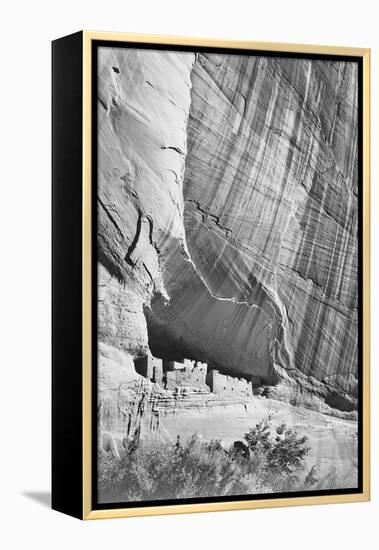 View From River Valley "Canyon De Chelly" National Monument Arizona. 1933-1942-Ansel Adams-Framed Stretched Canvas