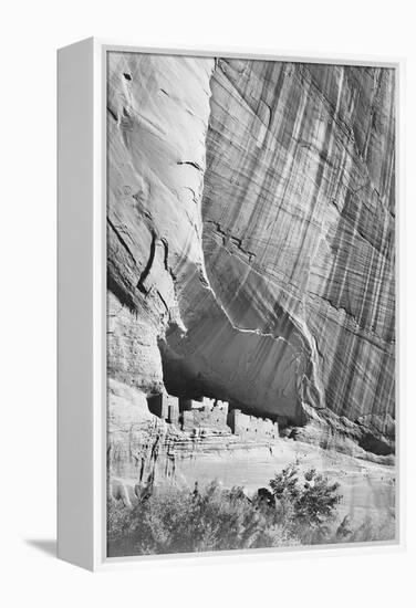 View From River Valley "Canyon De Chelly" National Monument Arizona. 1933-1942-Ansel Adams-Framed Stretched Canvas