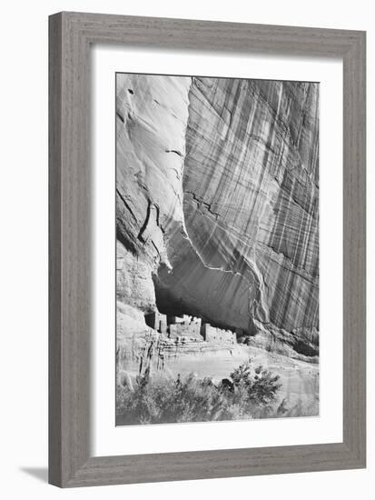 View From River Valley "Canyon De Chelly" National Monument Arizona. 1933-1942-Ansel Adams-Framed Art Print