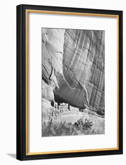 View From River Valley "Canyon De Chelly" National Monument Arizona. 1933-1942-Ansel Adams-Framed Art Print