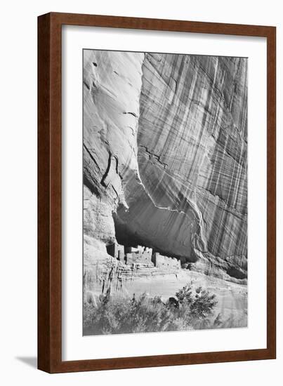 View From River Valley "Canyon De Chelly" National Monument Arizona. 1933-1942-Ansel Adams-Framed Art Print