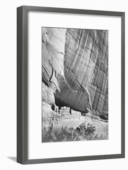 View From River Valley "Canyon De Chelly" National Monument Arizona. 1933-1942-Ansel Adams-Framed Art Print