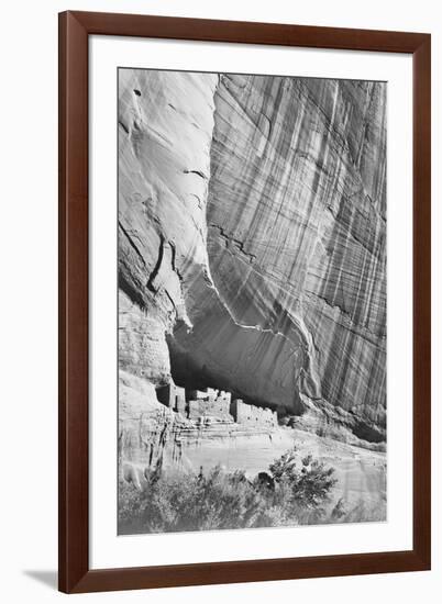 View From River Valley "Canyon De Chelly" National Monument Arizona. 1933-1942-Ansel Adams-Framed Art Print