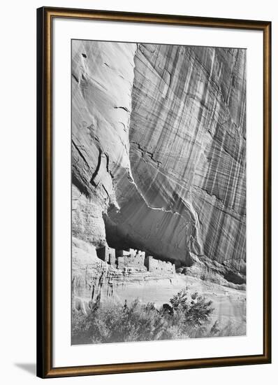 View From River Valley "Canyon De Chelly" National Monument Arizona. 1933-1942-Ansel Adams-Framed Art Print