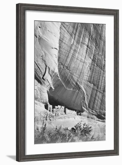 View From River Valley "Canyon De Chelly" National Monument Arizona. 1933-1942-Ansel Adams-Framed Art Print