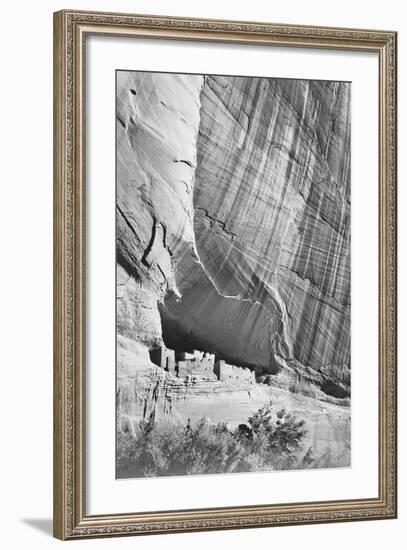 View From River Valley "Canyon De Chelly" National Monument Arizona. 1933-1942-Ansel Adams-Framed Art Print