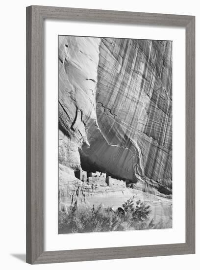 View From River Valley "Canyon De Chelly" National Monument Arizona. 1933-1942-Ansel Adams-Framed Art Print