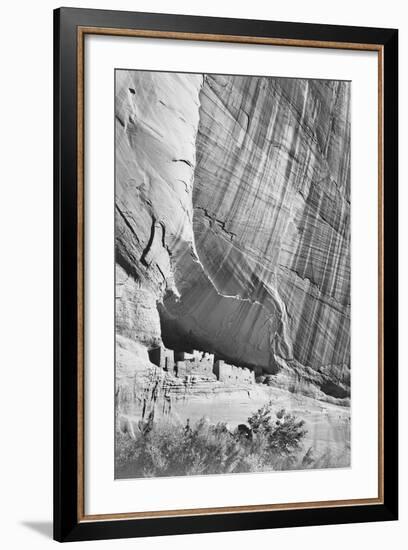 View From River Valley "Canyon De Chelly" National Monument Arizona. 1933-1942-Ansel Adams-Framed Art Print