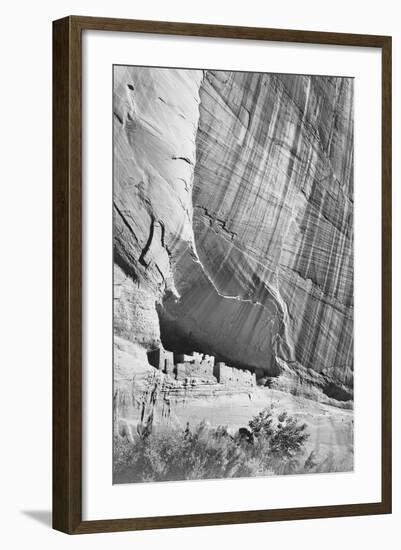 View From River Valley "Canyon De Chelly" National Monument Arizona. 1933-1942-Ansel Adams-Framed Art Print