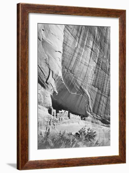 View From River Valley "Canyon De Chelly" National Monument Arizona. 1933-1942-Ansel Adams-Framed Art Print