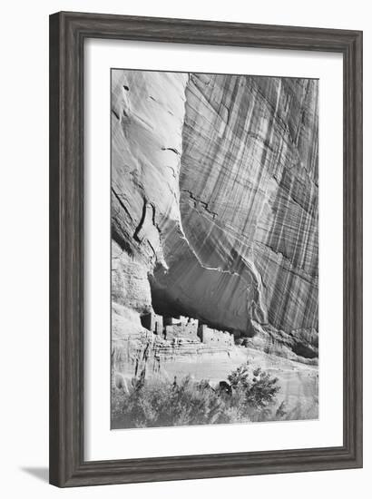View From River Valley "Canyon De Chelly" National Monument Arizona. 1933-1942-Ansel Adams-Framed Premium Giclee Print