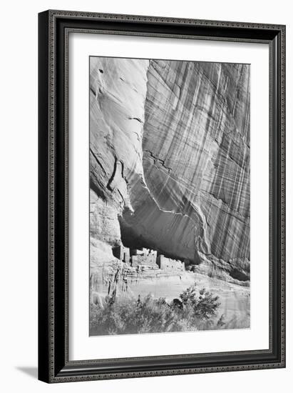 View From River Valley "Canyon De Chelly" National Monument Arizona. 1933-1942-Ansel Adams-Framed Premium Giclee Print