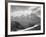 View From River Valley Towards Snow Covered Mts River In Fgnd, Grand Teton NP Wyoming 1933-1942-Ansel Adams-Framed Art Print