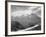 View From River Valley Towards Snow Covered Mts River In Fgnd, Grand Teton NP Wyoming 1933-1942-Ansel Adams-Framed Art Print