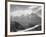 View From River Valley Towards Snow Covered Mts River In Fgnd, Grand Teton NP Wyoming 1933-1942-Ansel Adams-Framed Art Print
