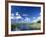 View from Riverbank of White Clouds and Blue Sky, Myakka River State Park, Near Sarasota, USA-Ruth Tomlinson-Framed Photographic Print