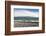 View from rocky shoreline across the stormy waters of Lake Pukaki, near Twizel, Mackenzie district,-Ruth Tomlinson-Framed Photographic Print