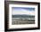 View from rocky shoreline across the stormy waters of Lake Pukaki, near Twizel, Mackenzie district,-Ruth Tomlinson-Framed Photographic Print