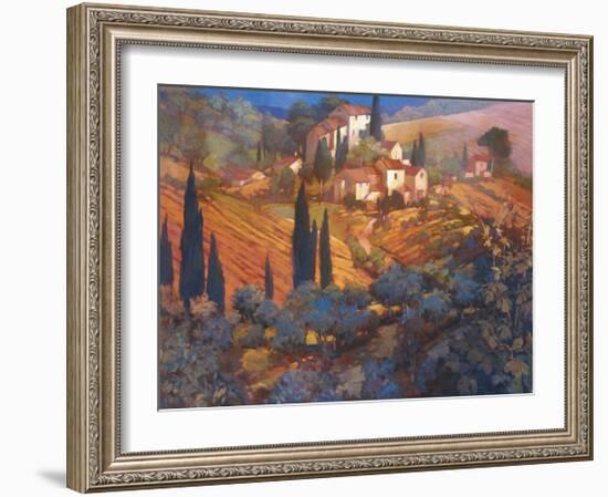 View From San Gimignano-Philip Craig-Framed Giclee Print