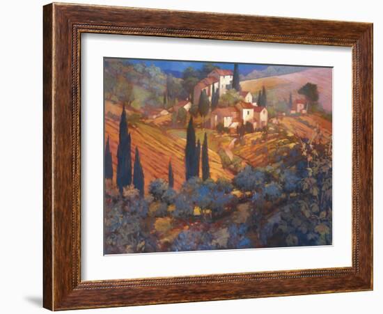 View From San Gimignano-Philip Craig-Framed Giclee Print