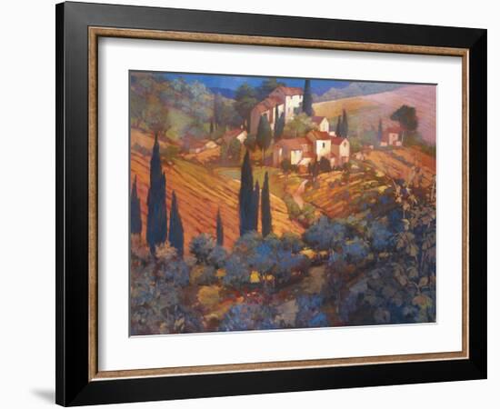 View From San Gimignano-Philip Craig-Framed Giclee Print