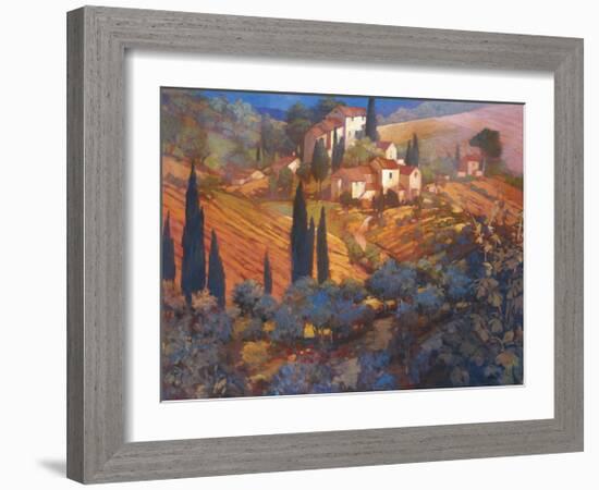 View From San Gimignano-Philip Craig-Framed Giclee Print