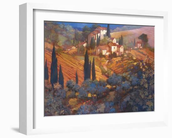 View From San Gimignano-Philip Craig-Framed Giclee Print