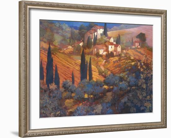 View From San Gimignano-Philip Craig-Framed Giclee Print