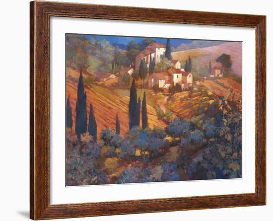 View From San Gimignano-Philip Craig-Framed Giclee Print