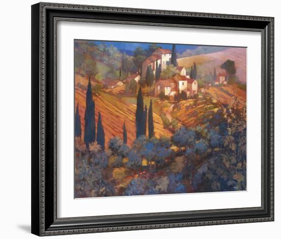 View From San Gimignano-Philip Craig-Framed Giclee Print