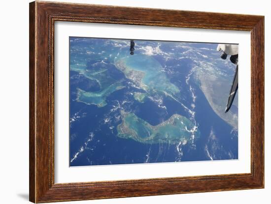 View from Space Featuring the Bahama Islands and Part of Peninsular Florida-null-Framed Photographic Print