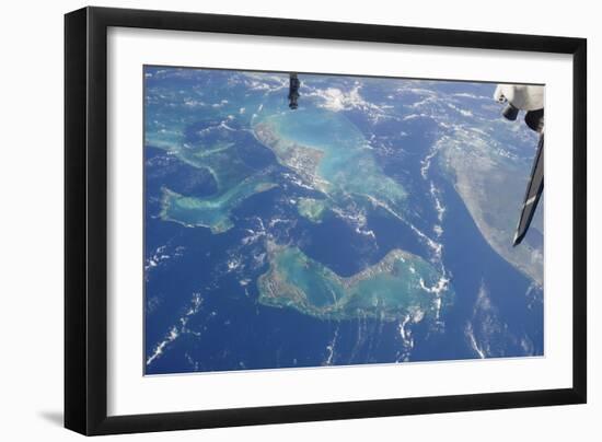 View from Space Featuring the Bahama Islands and Part of Peninsular Florida-null-Framed Photographic Print