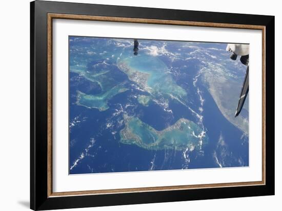 View from Space Featuring the Bahama Islands and Part of Peninsular Florida-null-Framed Photographic Print