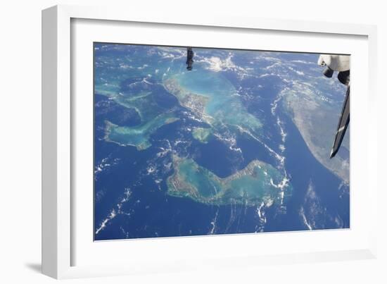 View from Space Featuring the Bahama Islands and Part of Peninsular Florida-null-Framed Photographic Print