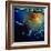 View from Space of Golden Glow over Indian Ocean Created by Pollution-null-Framed Photographic Print