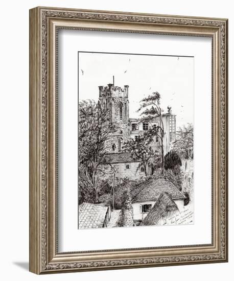 View from St Catherines School, Ventnor, 2011-Vincent Alexander Booth-Framed Giclee Print