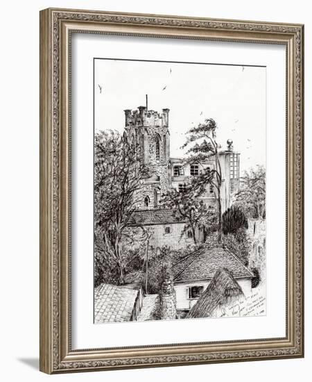 View from St Catherines School, Ventnor, 2011-Vincent Alexander Booth-Framed Giclee Print