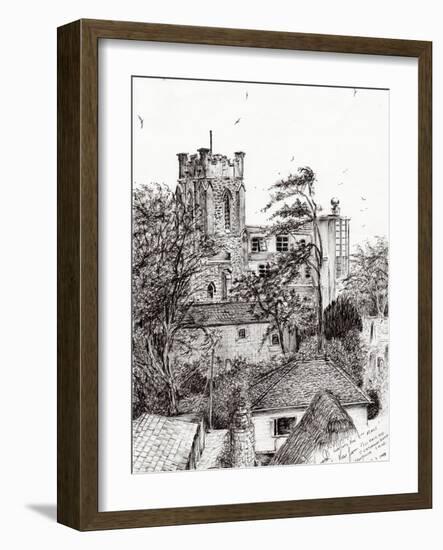 View from St Catherines School, Ventnor, 2011-Vincent Alexander Booth-Framed Giclee Print