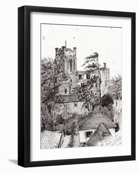 View from St Catherines School, Ventnor, 2011-Vincent Alexander Booth-Framed Giclee Print