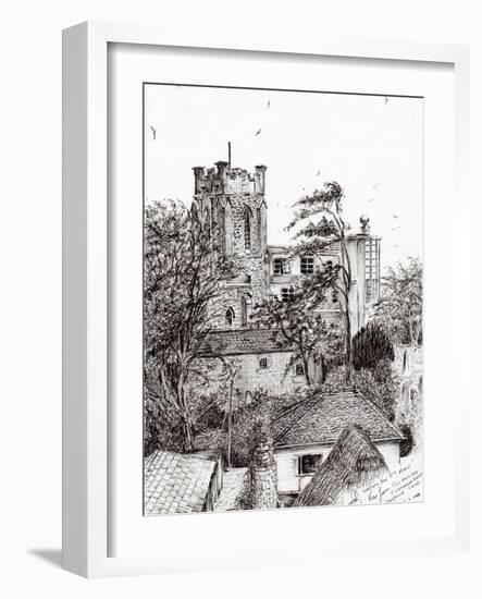 View from St Catherines School, Ventnor, 2011-Vincent Alexander Booth-Framed Giclee Print